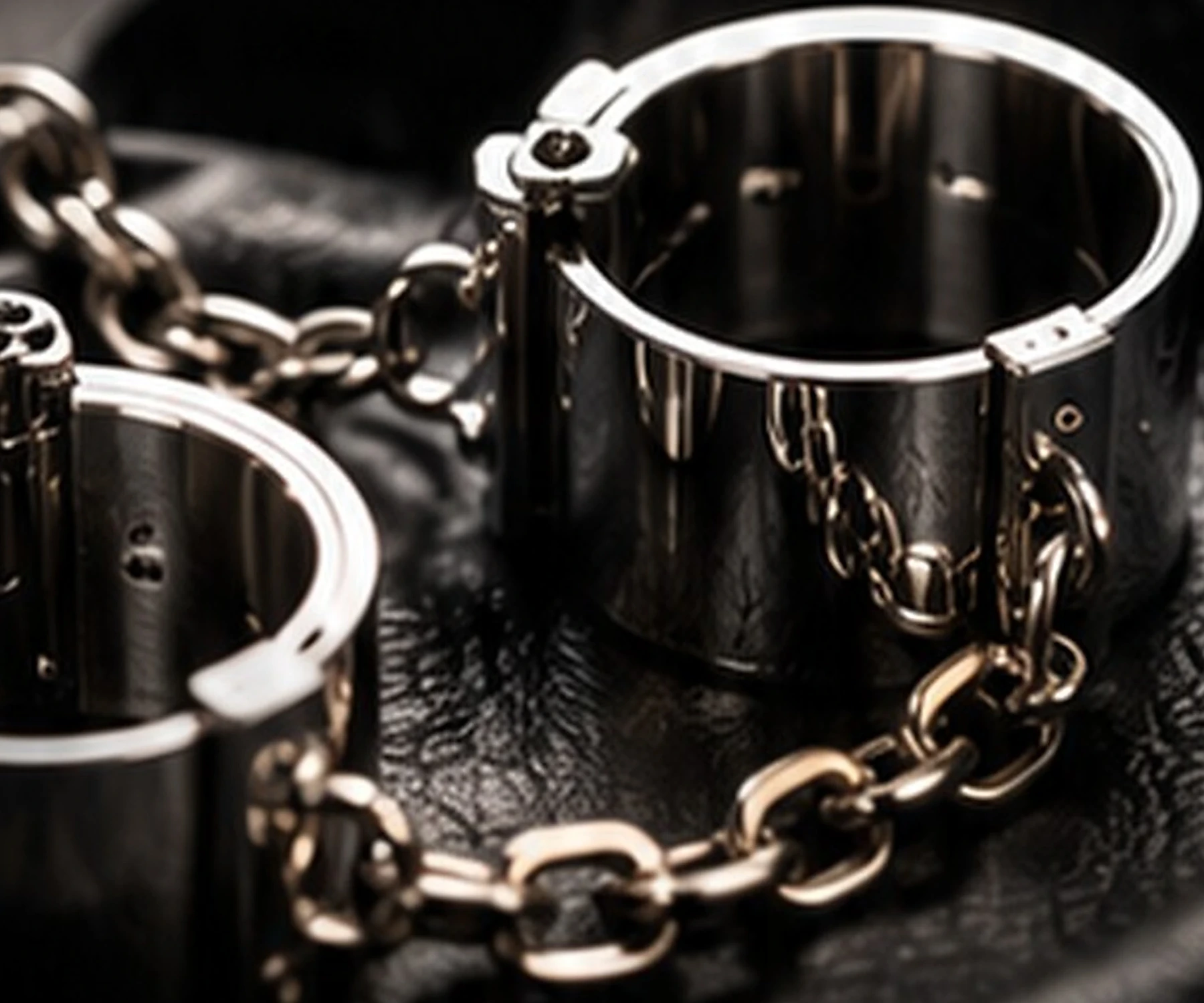 Polished steel restraint craftsmanship