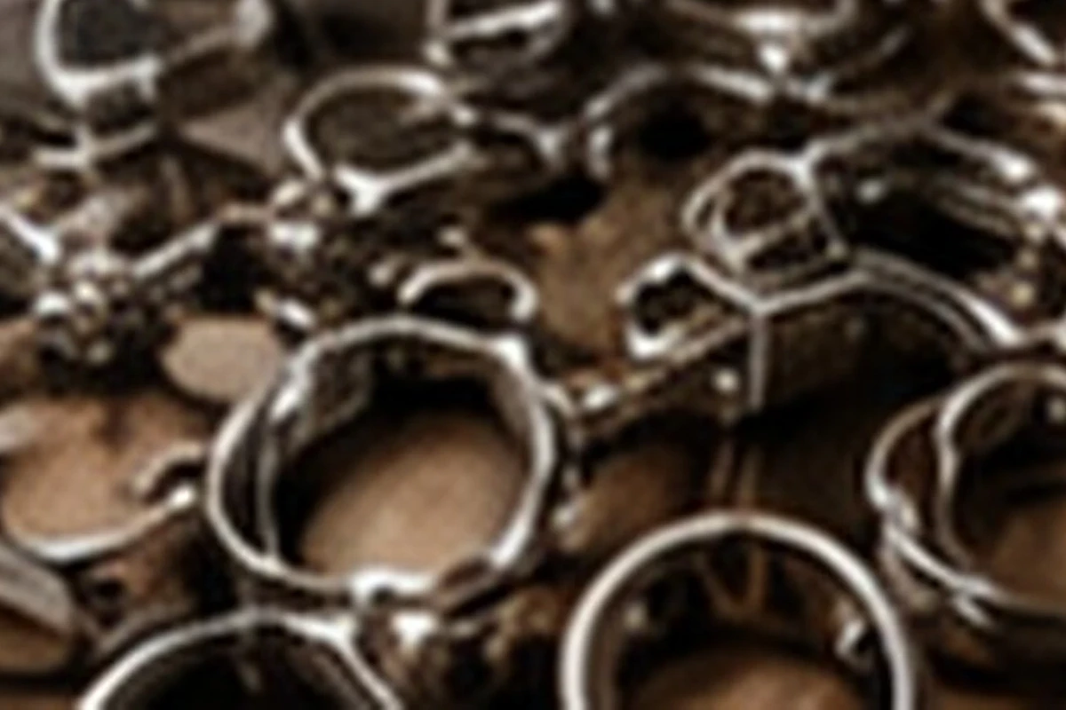 Steel rings and chain hardware